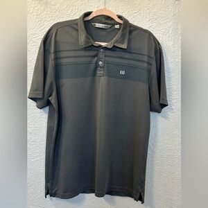 Travis Mathew Performance Sports Pima Cotton Blend Golf Polo Shirt SZ XL